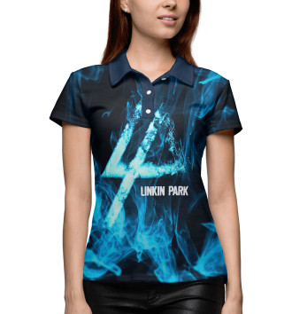 Женское Рубашка поло Linkin Park