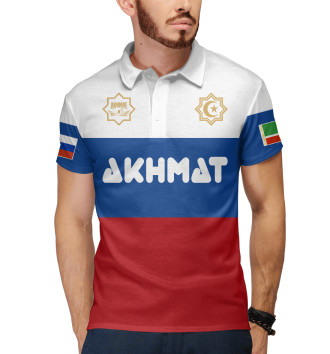 Мужское Рубашка поло Akhmat Russia