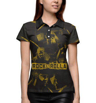 Женское Рубашка поло Rocknrolla