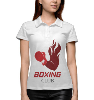 Женское Рубашка поло Boxing Club