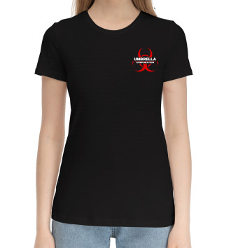 Женская Хлопковая футболка Resident Evil
