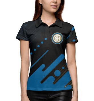 Женское Рубашка поло Inter / Интер