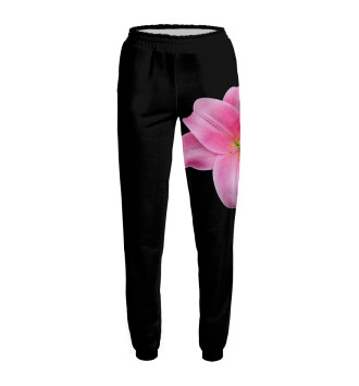 Женские Спортивные штаны Розовый цветок