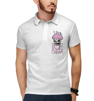 Мужское Рубашка поло Мороженое
