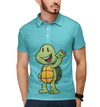 Мужское Рубашка поло Черепаха