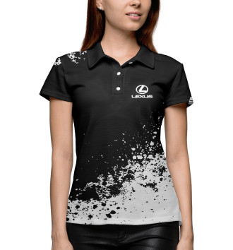 Женское Рубашка поло Lexus abstract sport uniform