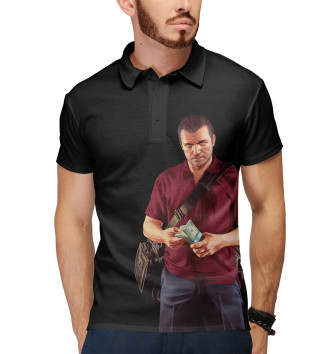 Мужское Рубашка поло GTA 5 Майкл