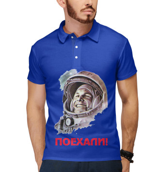 Мужское Рубашка поло Первые в космосе