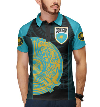 Мужское Рубашка поло Kazakhstan