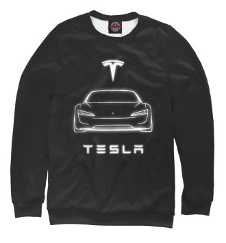 Мужской Свитшот Tesla - white light