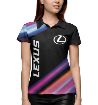 Женское Рубашка поло Lexus Speed Lights