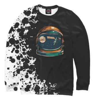 Мужской Свитшот Shirt astronaut helmet