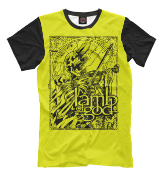 Футболка для мальчиков Lamb of God (yellow)