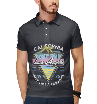 Мужское Рубашка поло California
