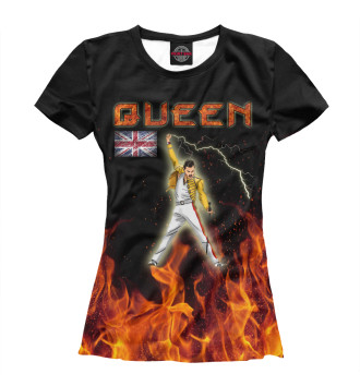 Женская Футболка Queen & Freddie Mercury