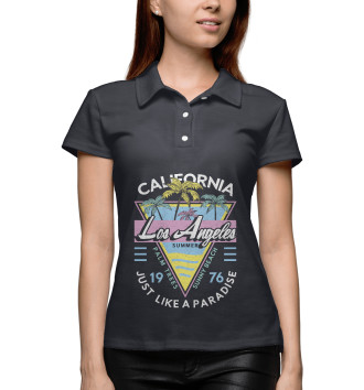 Женское Рубашка поло California