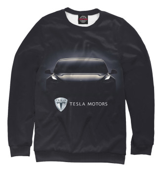 Женский Свитшот Tesla Model 3