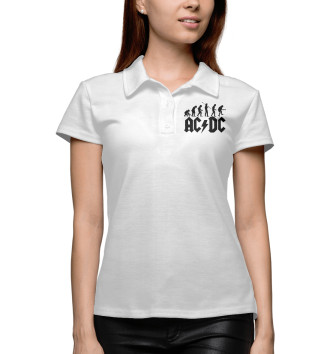 Женское Рубашка поло AC/DC