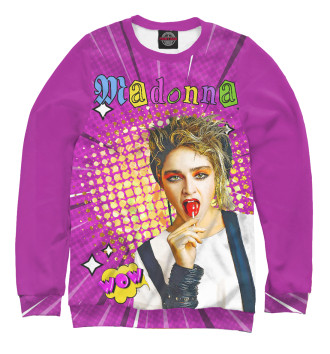 Мужской Толстовка Madonna 80s Pop Art
