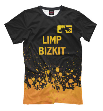 Футболка для мальчиков Limp Bizkit Gold Gradient (брызги)