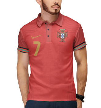 Мужское Рубашка поло Португалия Роналду