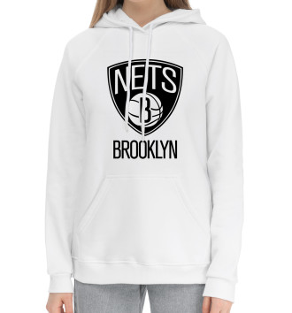 Женский Хлопковый худи Brooklyn Nets