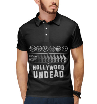 Мужское Рубашка поло Hollywood Undead Paradise Lost