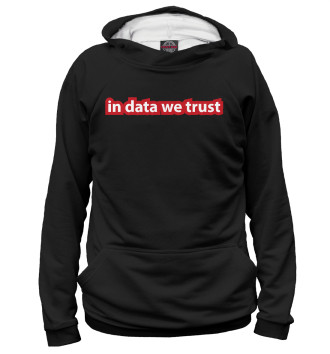Худи для мальчиков In Data We Trust