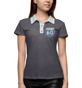 Женское Рубашка поло Трасса 60
