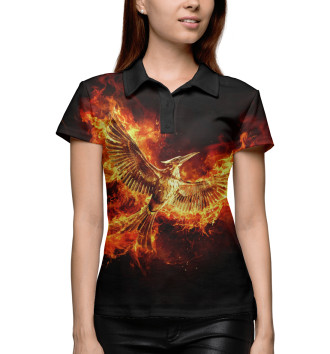 Женское Рубашка поло Hunger Games