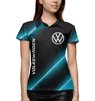 Женское Рубашка поло Volkswagen Неоновые Лампы