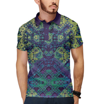 Мужское Рубашка поло square fractal