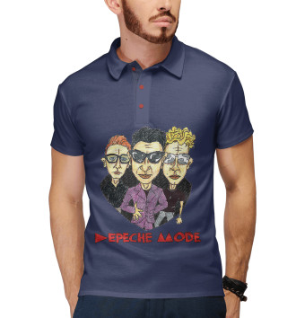 Мужское Рубашка поло Dtpeche Mode
