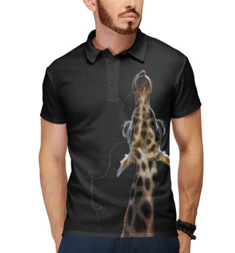 Мужское Рубашка поло Жираф