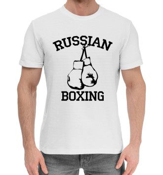 Мужская Хлопковая футболка RUSSIAN BOXING