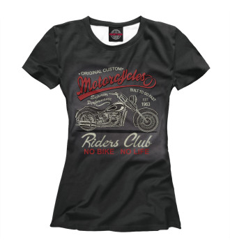 Женская Футболка Riders Club