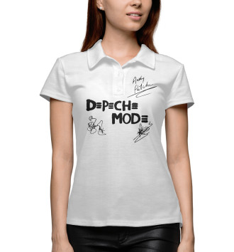 Женское Рубашка поло Depeche Mode