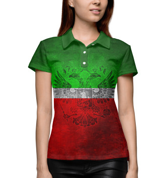 Женское Рубашка поло Чеченская Республика