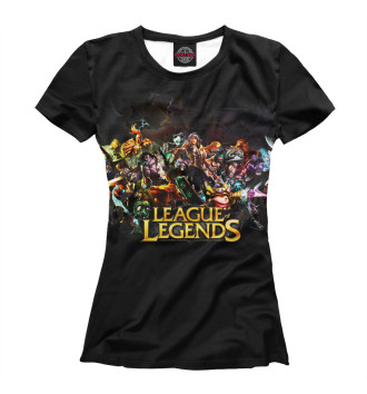 Футболка для девочек Герои из Лига Легенд