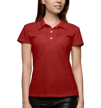 Женское Рубашка поло PIG RED (газировки)