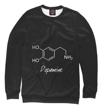 Мужской Свитшот Химия Дофамин