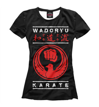 Женская Футболка Wadoryu Karate