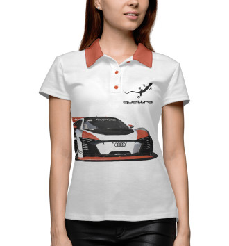 Женское Рубашка поло Audi quattro