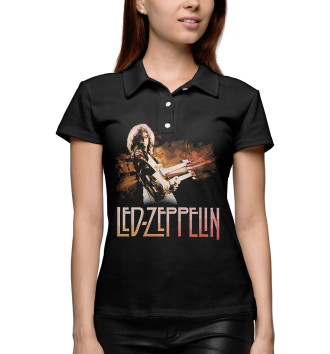 Женское Рубашка поло Led Zeppelin