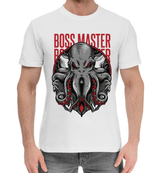 Мужская Хлопковая футболка Boss master