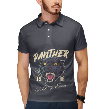 Мужское Рубашка поло Пантера