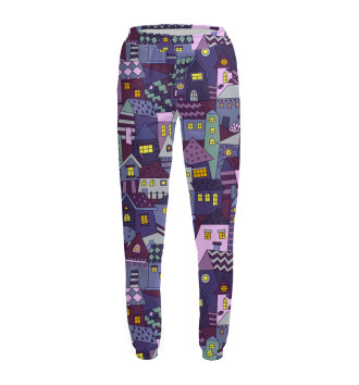 Женские Спортивные штаны Фиолетовые дома
