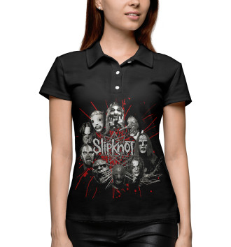 Женское Рубашка поло Slipknot