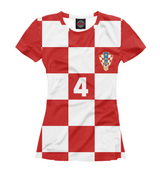 Футболка для девочек Перишич Хорватия 4
