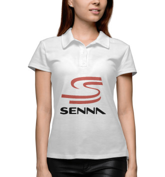 Женское Рубашка поло Senna Logo